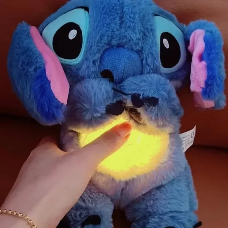 Peluche Stitch con illuminazione e musica, per neonati e bambini che dormono