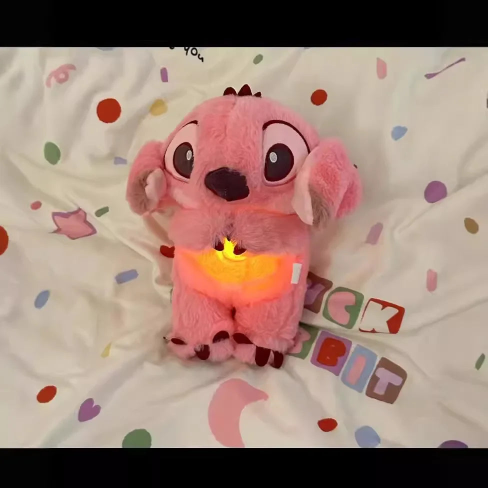 Peluche Stitch con illuminazione e musica, per neonati e bambini che dormono